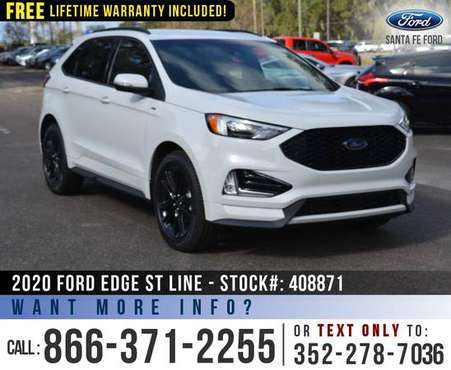 20 Ford Edge ST Line SAVE Over 7, 000 off MSRP! - cars & for sale in Alachua, FL