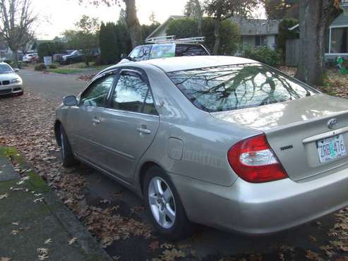 2003 Toyota Camry LE Sedan 4D Leather Sun Roof - - cars & trucks -... for sale in Eugene, OR