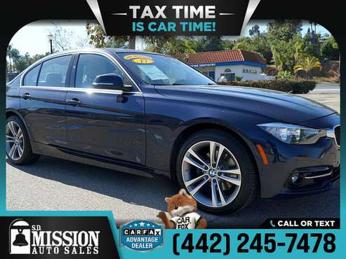 2017 BMW 3 Series FOR ONLY 360/mo! - - by dealer for sale in Vista, CA