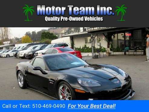 2006 Chevy Chevrolet Corvette 2dr Cpe Z06 Black GOOD OR BAD CREDIT!... for sale in Hayward, CA