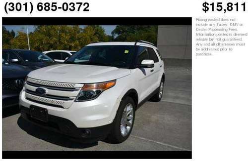 2013 Ford Explorer Limited for sale in Bethesda, MD
