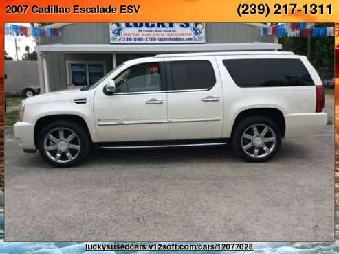 2007 Cadillac Escalade ESV Sport Utility 4D Lucky's SW Premier Motors for sale in North Fort Myers, FL