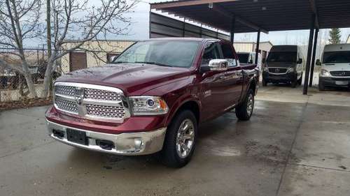 Only 20,300 miles Sun Roof Laramie crew cab 4x4 Ram 1500 Eco Diesel... for sale in Perry City, ID