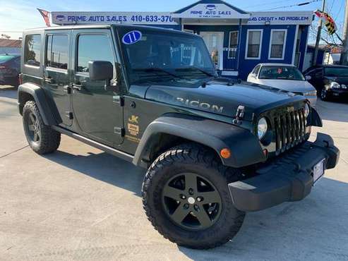 2011 Jeep Wrangler Unlimited Rubicon 4WD - cars & trucks - by dealer... for sale in Baltimore, MD