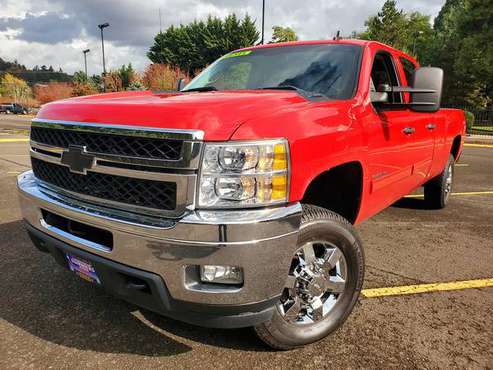 2011 CHEV 3500 HD CREW CAB LONG BEB 4WD DURAMAX DIESEL for sale in Eugene, OR