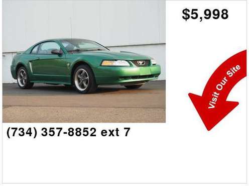 1999 Ford Mustang Base - cars & trucks - by dealer - vehicle... for sale in Monroe, MI