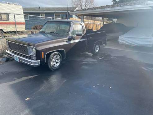 1976 Chevy C10 $7900obo runs and drives great. - cars & trucks - by... for sale in Merrill, OR