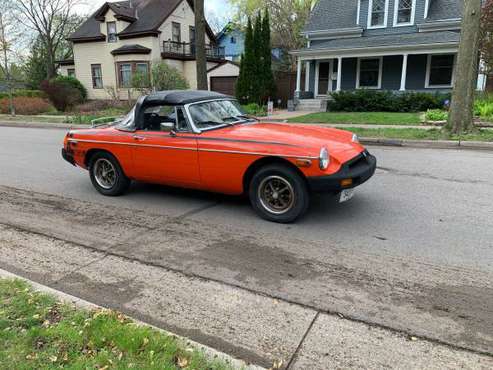 1978 MGB Convertible Mk IV - 21, 502 miles - make offer - cars & for sale in Saint Paul, MN