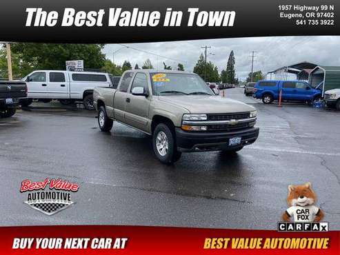 2002 Chevrolet Chevy Silverado 1500 Extended Cab Short Bed - cars & for sale in Eugene, OR