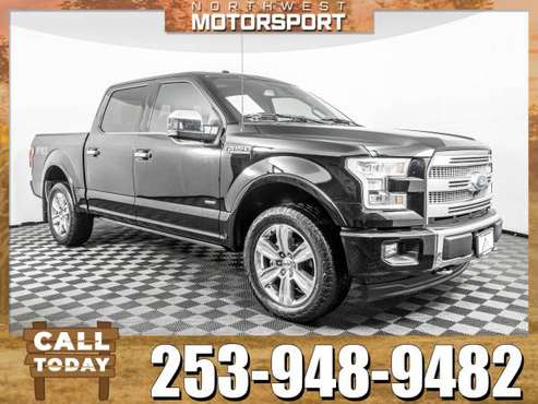 *ONE OWNER* 2017 *Ford F-150* Platinum 4x4 for sale in PUYALLUP, WA
