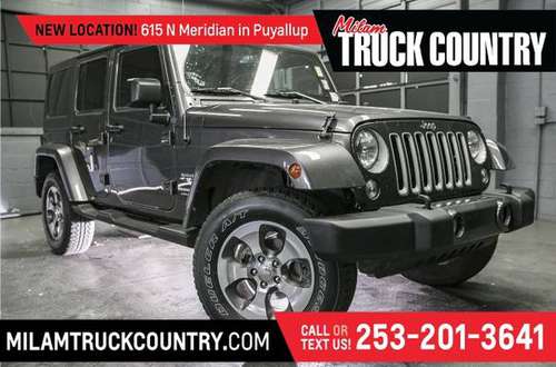 *2018* *Jeep* *Wrangler JK Unlimited* *Sahara* for sale in PUYALLUP, WA