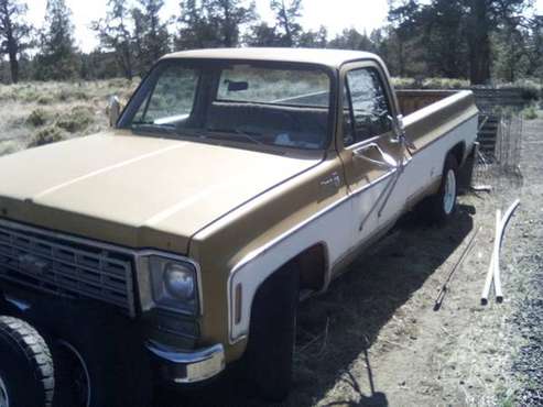 76 chevy 3/4 ton camper special for sale in Bend, OR