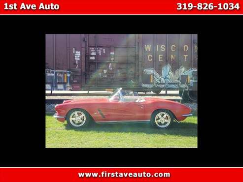 1962 Chevrolet Corvette CONVERTIBLE - - by dealer for sale in Cedar Rapids, IA