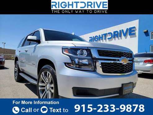 2019 Chevy Chevrolet Tahoe LT Sport Utility 4D suv SILVER - cars & for sale in El Paso, TX