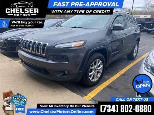 237/mo - 2015 Jeep Cherokee Latitude 4WD! 4 WD! 4-WD! - Easy for sale in Chelsea, MI