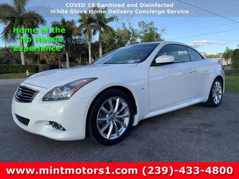 2014 Infiniti Q60 Convertible - cars & trucks - by dealer - vehicle... for sale in Fort Myers, FL