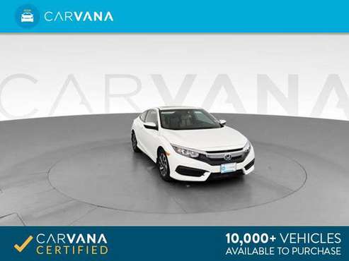 2017 Honda Civic LX-P Coupe 2D coupe White - FINANCE ONLINE for sale in Memphis, TN