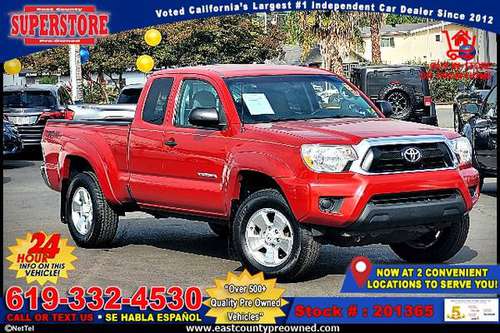 2014 TOYOTA TACOMA PRERUNNER TRUCK-EZ FINANCING-LOW DOWN! - cars &... for sale in El Cajon, CA
