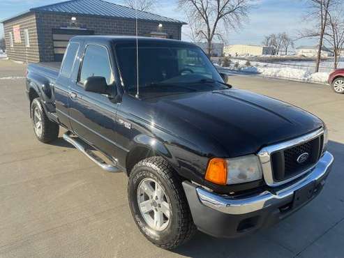 Black 2004 Ford Ranger XLT 4X4 Truck (180, 000 Miles) for sale in Dallas Center, IA