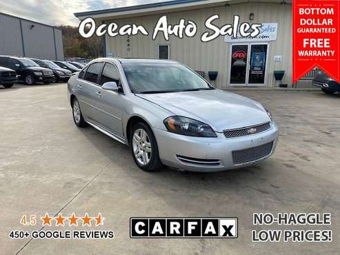 2012 Chevrolet Impala LT FREE WARRANTY!!! **FREE CARFAX** - cars &... for sale in Catoosa, AR