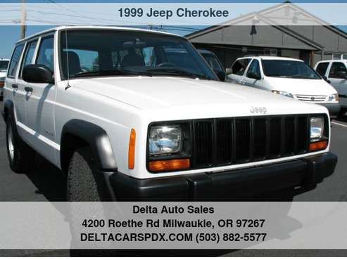 1999 Jeep Cherokee 4dr SE XJ 4WD 80Kmiles 1 Owner PWR Options - cars... for sale in Milwaukie, OR