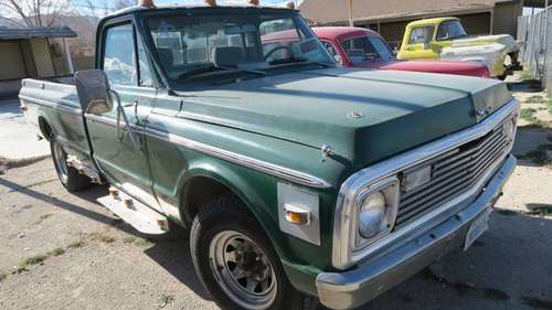 1970 CHEVY C20 LONGBED, CLEAN CALIFORNIA TRUCK! 350 AUTO 3/4 TON! for sale in Lucerne Valley, CA