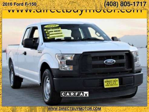 2016 Ford F-150 SuperCab F150 XL ***5.0L V8, One Owner*** - cars &... for sale in San Jose, CA