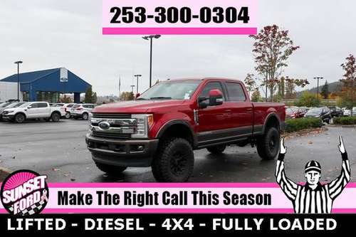 2017 Ford F-350SD Diesel 4x4 4WD Truck Lariat Crew Cab for sale in Sumner, WA