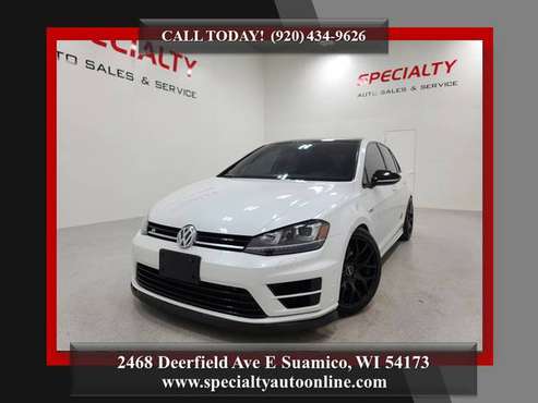 2016 Volkswagen Golf R 4-Motion AWD! Backup Cam! Nav! Htd Seats! for sale in Suamico, WI