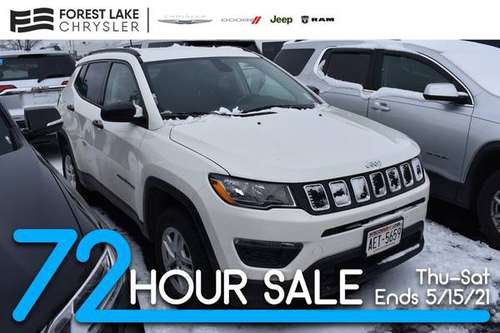 2018 Jeep Compass 4x4 4WD Sport SUV - - by dealer for sale in Forest Lake, MN