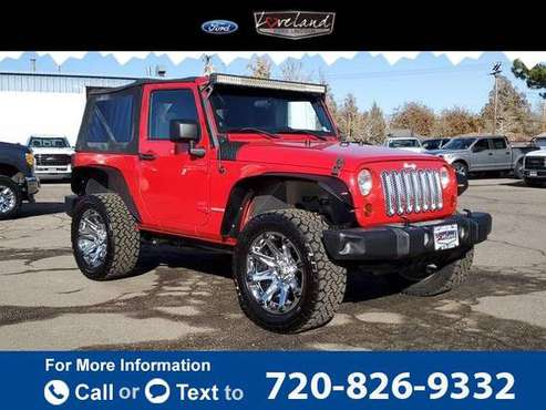 2011 Jeep Wrangler Sport hatchback Flame Red Clearcoat - cars &... for sale in Loveland, CO