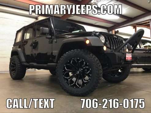 2014 Jeep Wrangler Unlimited IN HOUSE FINANCE - FREE SHIPPING - cars... for sale in DAWSONVILLE, AL