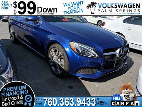 2017 Mercedes-Benz C-Class C 300 - cars & trucks - by dealer -... for sale in Cathedral City, CA