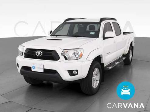 2013 Toyota Tacoma Double Cab PreRunner Pickup 4D 6 ft pickup White for sale in Harrison Township, MI