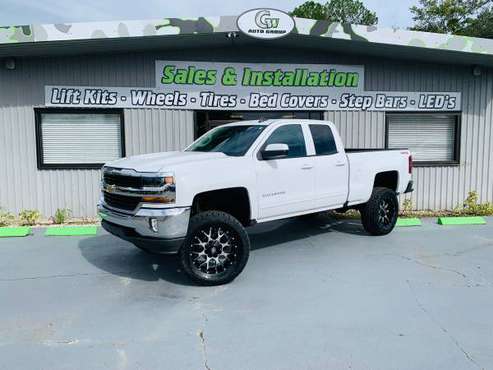 2017 Lifted Chevrolet Silverado 1500 LT Double Cab 4WD V8 - cars &... for sale in Jacksonville, FL