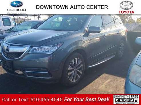 2014 Acura MDX 3 5L Technology Package suv Forest Mist Metallic for sale in Oakland, CA