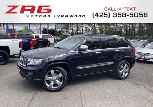 2011 Jeep Grand Cherokee Overland - - by dealer for sale in Lynnwood, WA