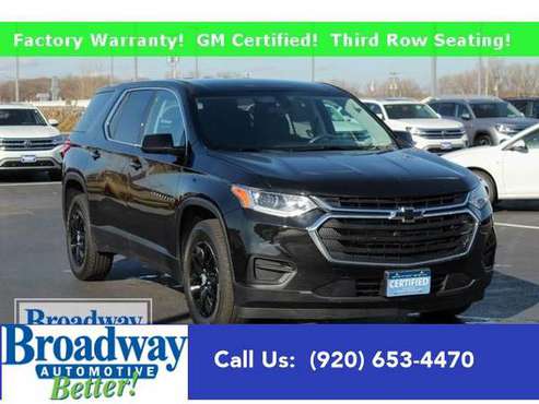 2019 Chevrolet Traverse SUV LS - Chevrolet Mosaic Black - cars &... for sale in Green Bay, WI
