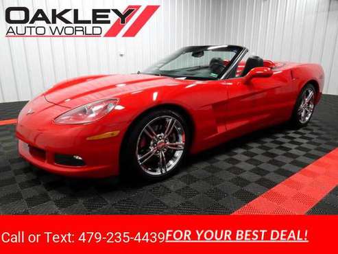 2005 Chevy Chevrolet Corvette Convertible Convertible Red - cars & for sale in Branson West, AR