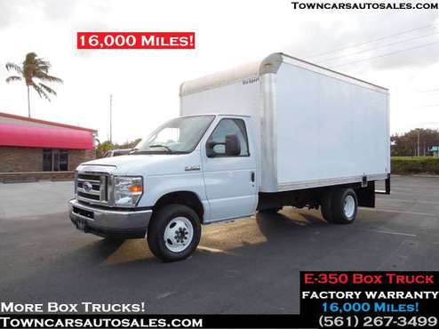 Ford E350 Box Truck *16,000 MILES* Cutaway Box Van Box Truck - cars... for sale in West Palm Beach, FL