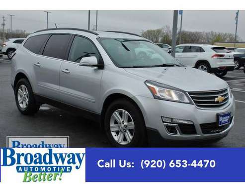 2013 Chevrolet Traverse SUV LT - Chevrolet Silver Ice - cars & for sale in Green Bay, WI