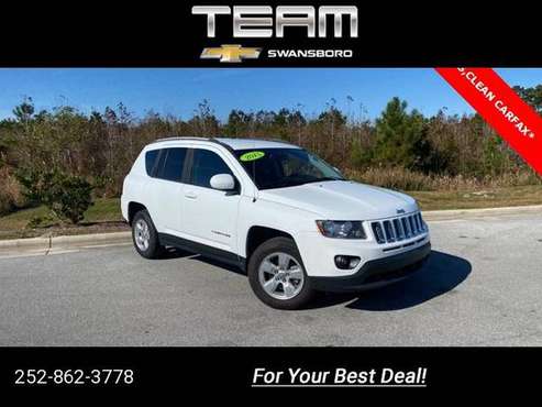 2016 Jeep Compass Latitude suv White - cars & trucks - by dealer -... for sale in Swansboro, NC