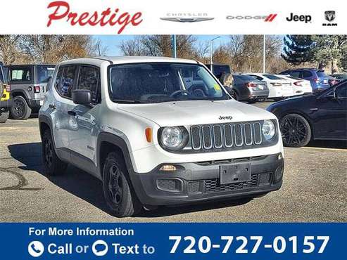 2016 Jeep Renegade Sport suv Alpine White - cars & trucks - by... for sale in Longmont, CO