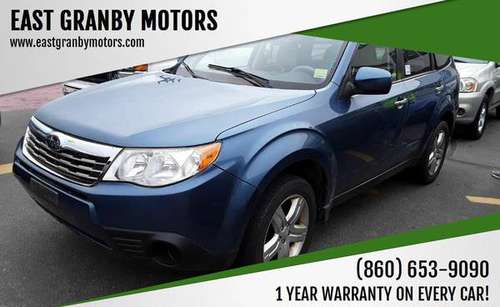 2010 Subaru Forester 2 5X Premium AWD 4dr Wagon 4A - 1 YEAR for sale in East Granby, MA