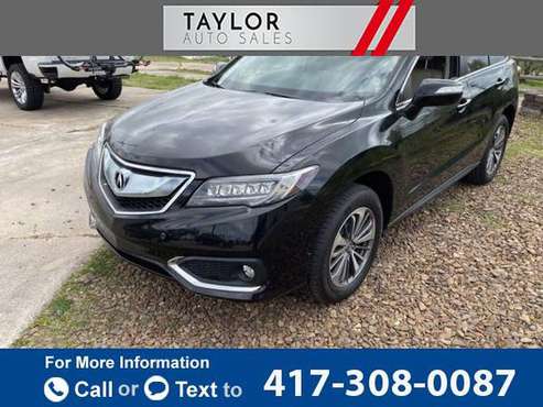 2018 Acura RDX w/Advance 4dr SUV Package suv BLACK for sale in Springdale, MO