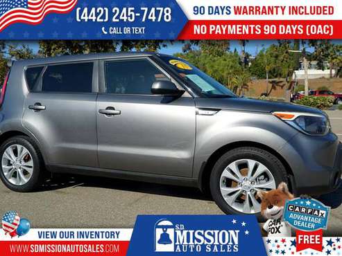 2015 KIA Soul FOR ONLY 194/mo! - - by dealer for sale in Vista, CA