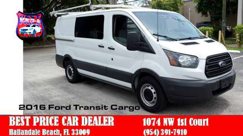 2016 FORD TRANSIT CARGO 150 VAN***BAD CREDIT APPROVED + LOW PAYMENTS ! for sale in Hallandale, FL