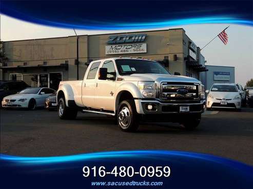 2015 Ford F350 Super Duty Lariat Dually Crew Cab 4WD Loaded Nav -... for sale in Sacramento , CA