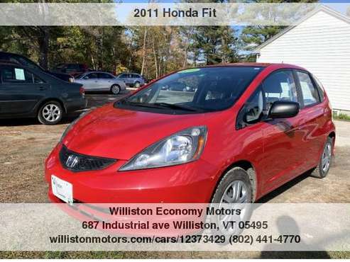 ►►2011 Honda Fit Auto for sale in Williston, VT