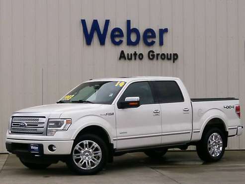 2014 Ford F-150 Platinum-4X4! HEATED LEATHER! NAV! BACKUP CAMERA! for sale in Silvis, IA